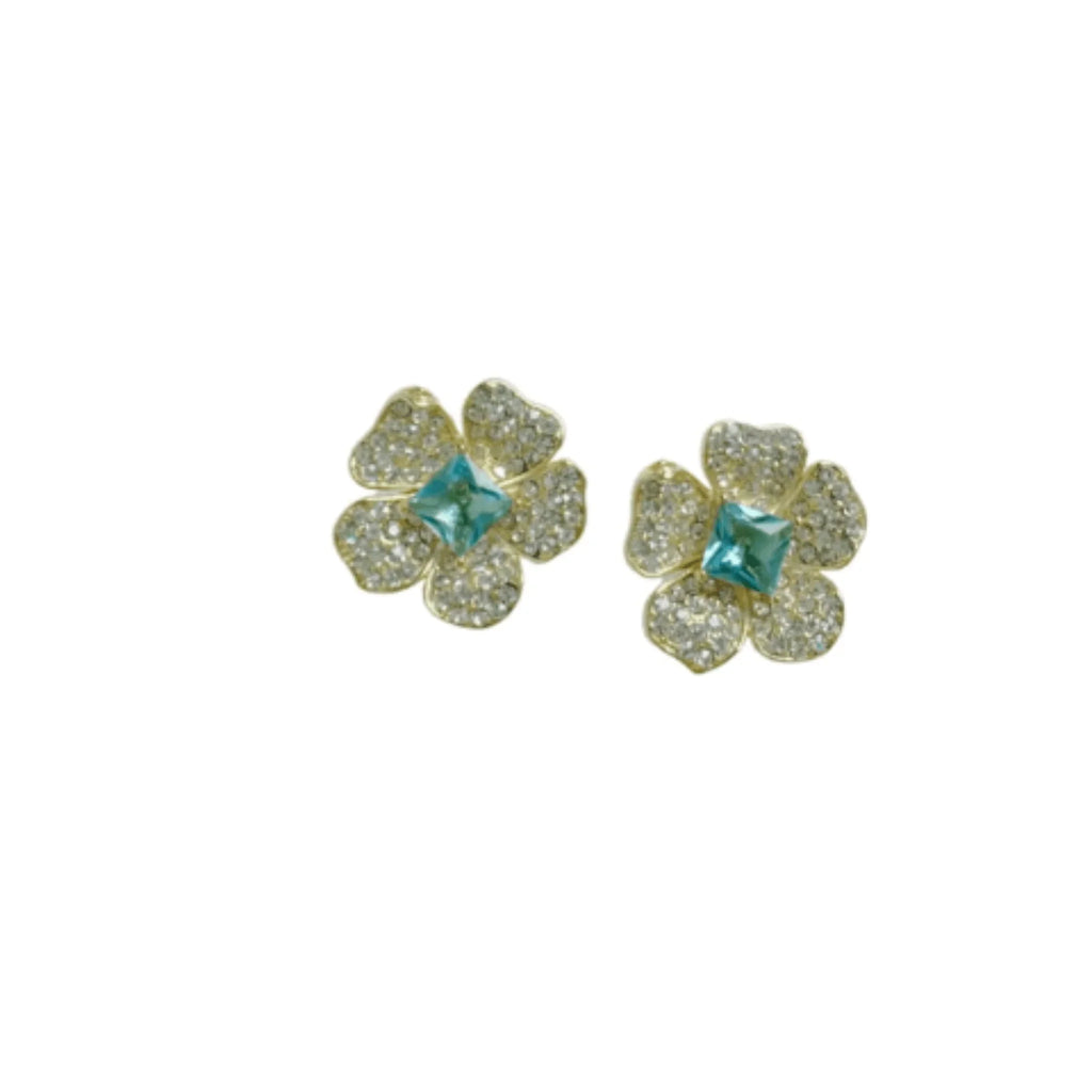 Chelsea Garden Paris Blue Flower Earrings - Gifts for Her - The Well Appointed House