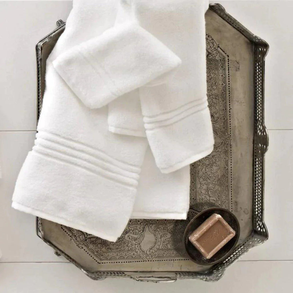 Chelsea Plush Cotton Bath Towel Collection in White - Bath Towels - The Well Appointed House