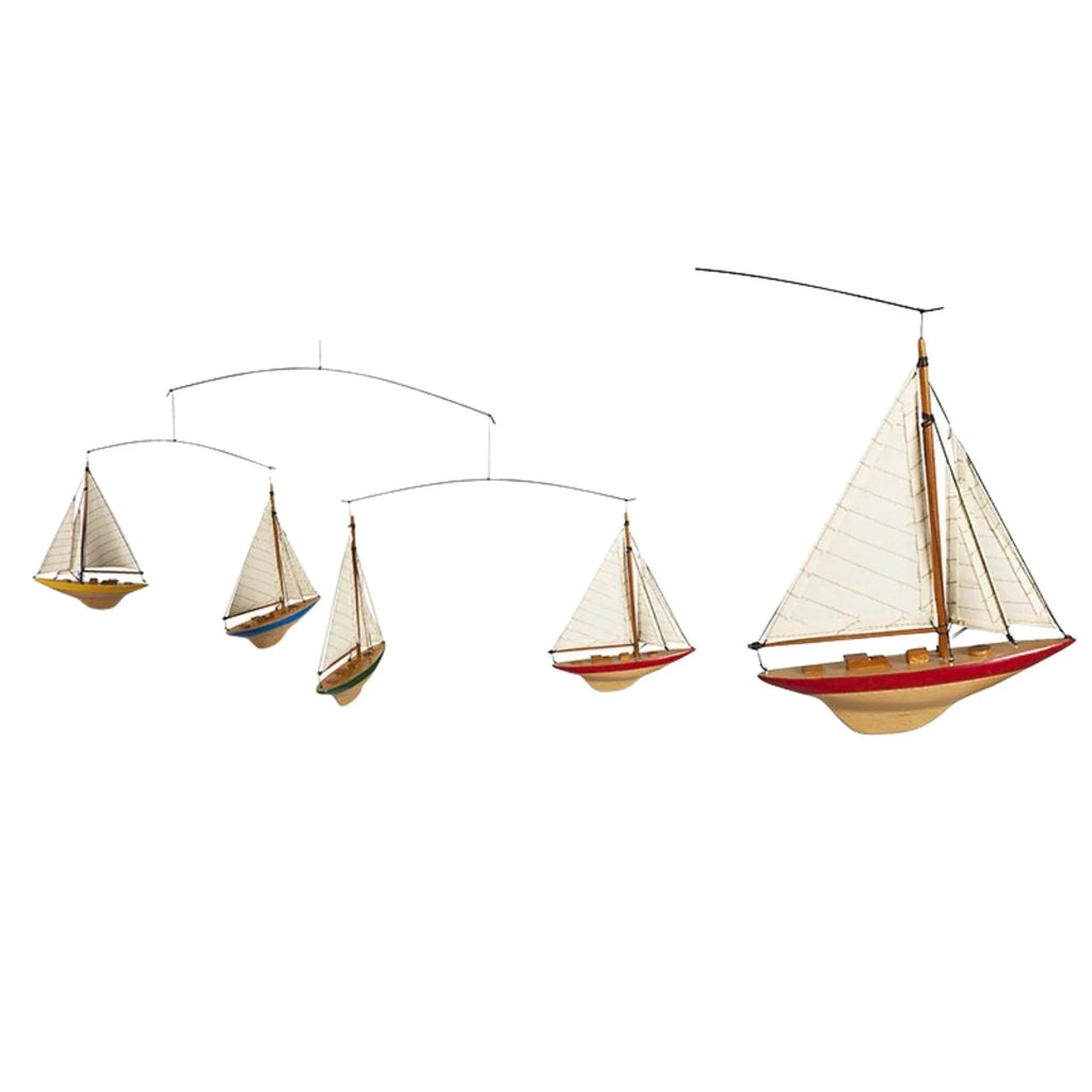 Children's 1930s Yacht Miniatures Hanging Mobile - Little Loves Decor - The Well Appointed House