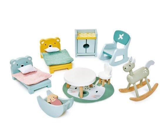 Children's Doll House Nursery Furniture - Little Loves Dollhouses - The Well Appointed House