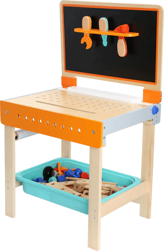 Children's Workbench with Drawing Table - Little Loves Pretend Play - The Well Appointed House