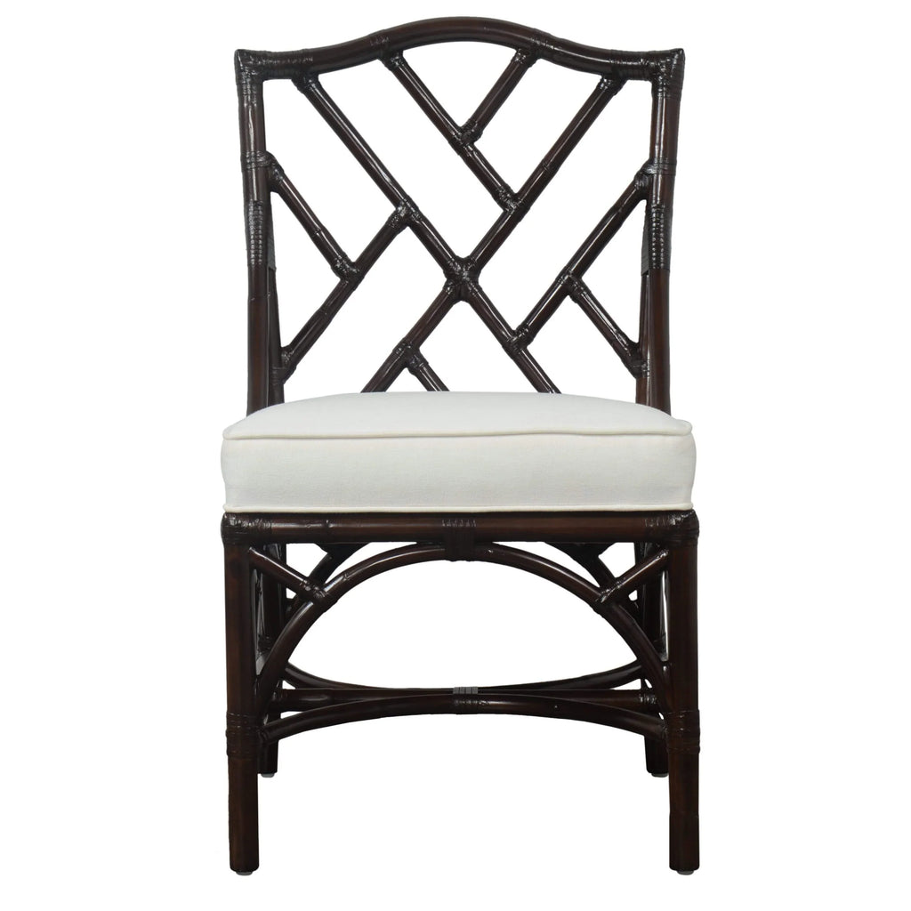 Chinese Chippendale Dining Side Chair - Accent Chairs - The Well Appointed House