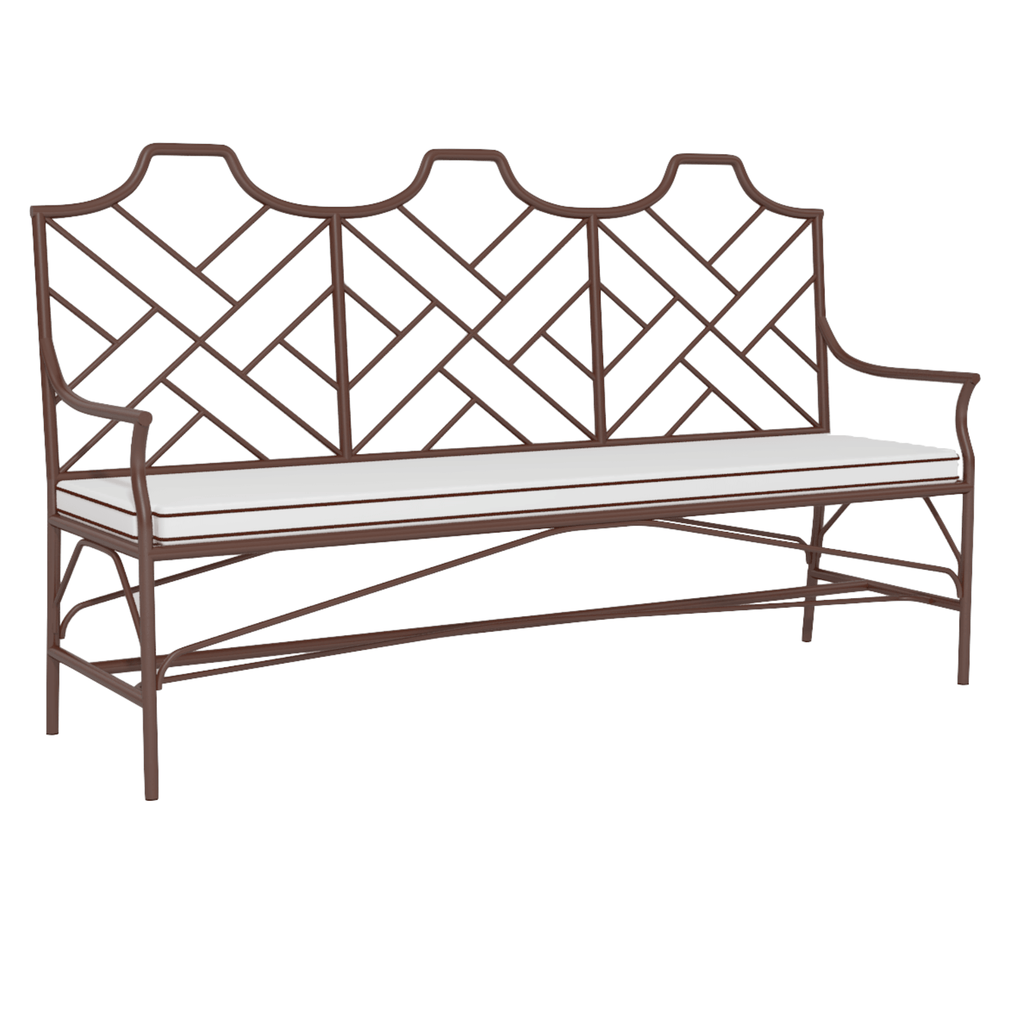 Chippendale Design Garden Bench - Garden Stools & Benches - The Well Appointed House