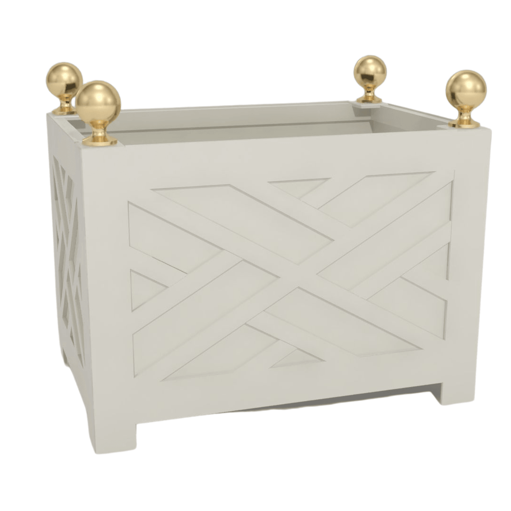 Chippendale Design Oblong Tree Box - Outdoor Planters - The Well Appointed House