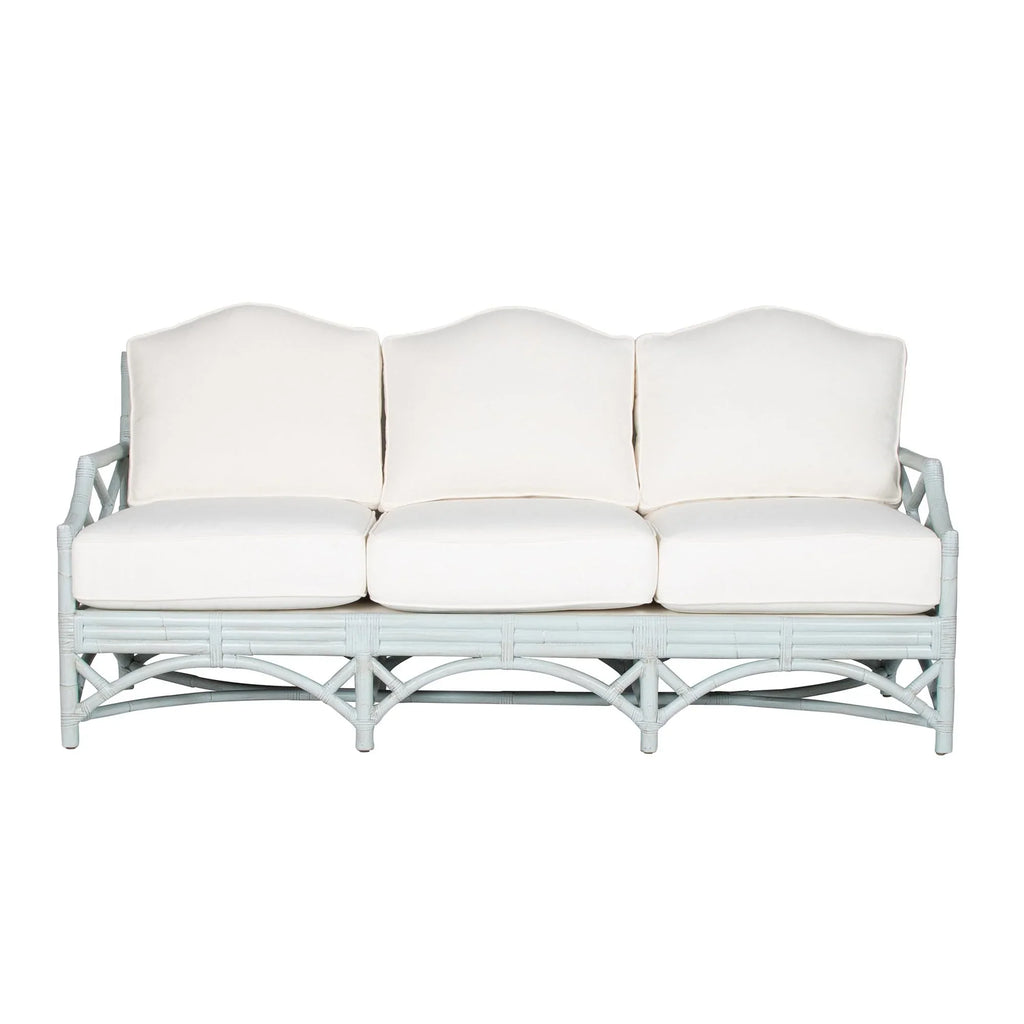 Chippendale Sofa with Rattan Frame - Sofas & Settees - The Well Appointed House