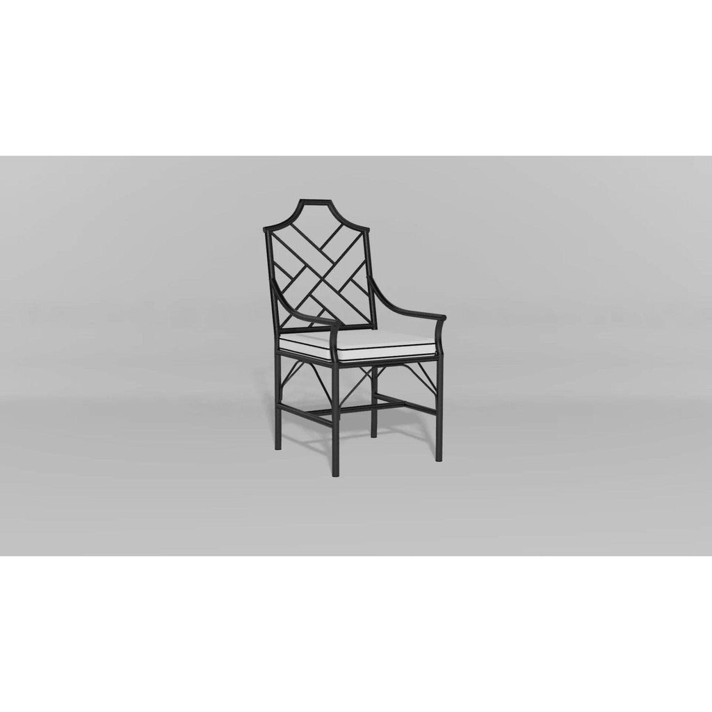 Chippendale Style Garden Armchair - Outdoor Chairs & Chaises - The Well Appointed House