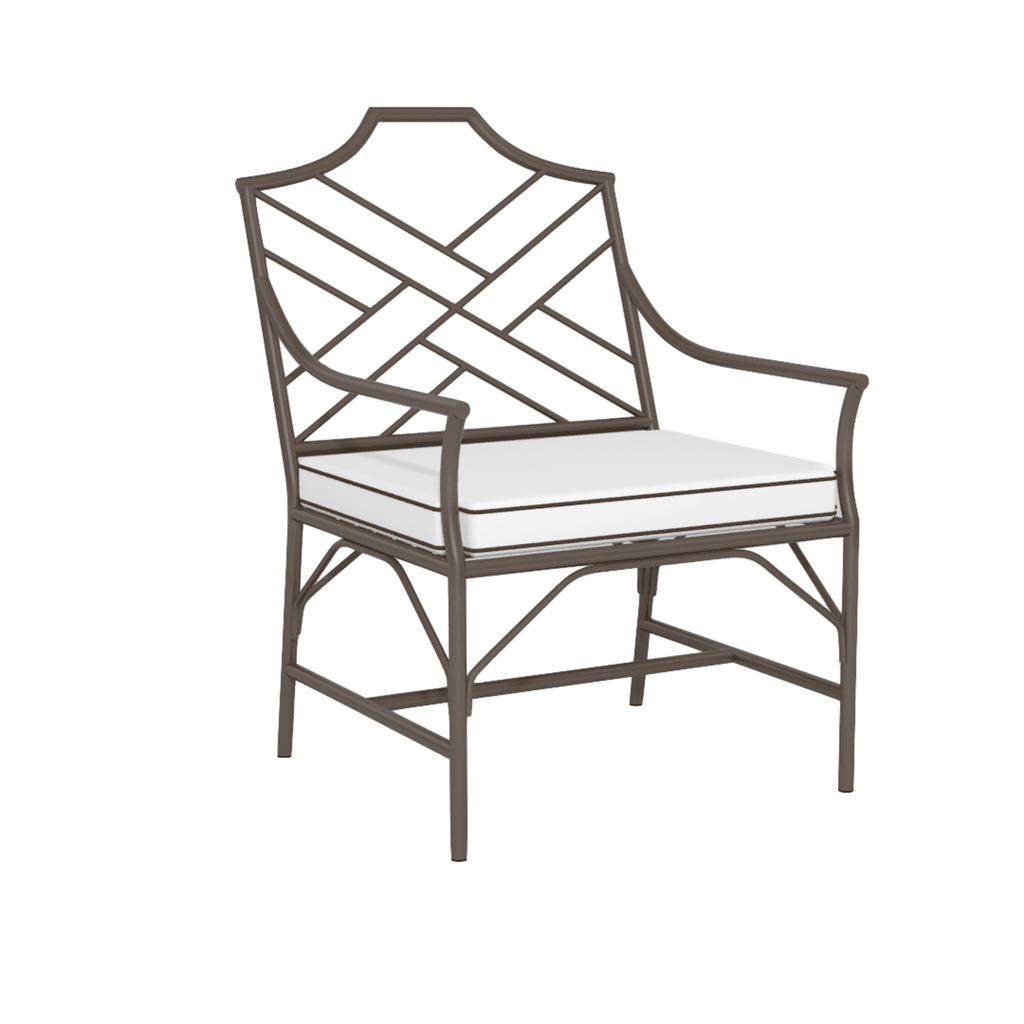 Chippendale Style Garden Club Chair - Outdoor Chairs & Chaises - The Well Appointed House