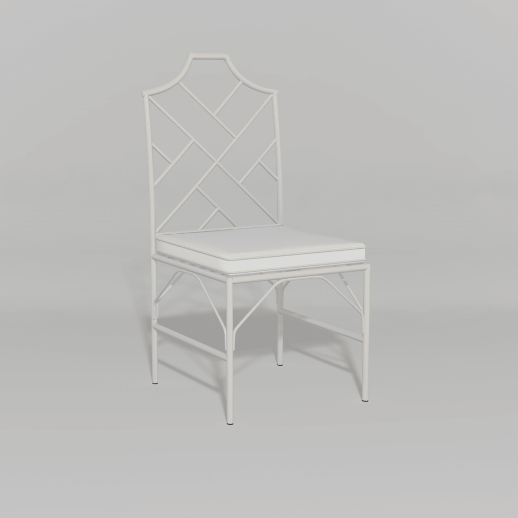 Chippendale Style Garden Side Chair - Outdoor Dining Tables & Chairs - The Well Appointed House