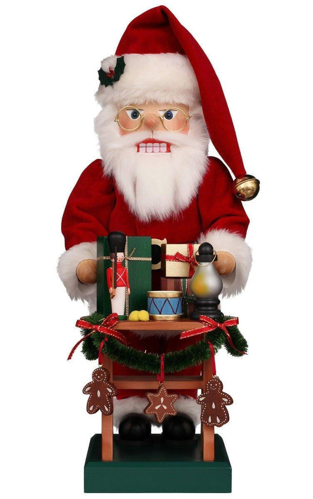 Christian Ulbricht Gift Bearing Santa German Nutcracker Christmas Decoration - Christmas Decor - The Well Appointed House