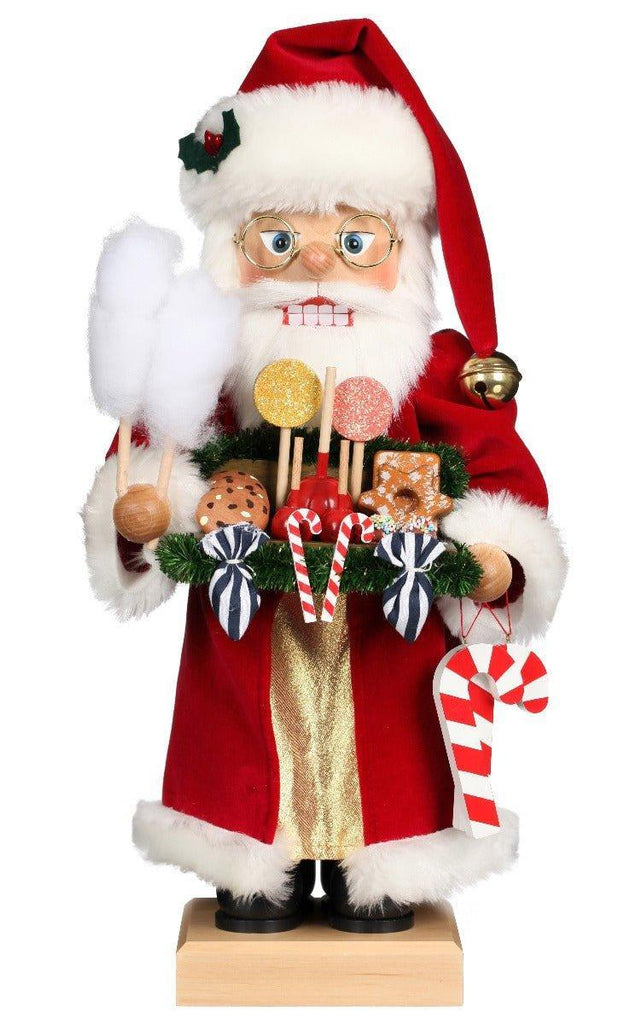Christian Ulbricht Santa With Candy German Nutcracker Christmas Decoration - Christmas Decor - The Well Appointed House