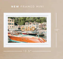 Ciao, Portofino Mini Framed Print by Gray Malin - Photography - The Well Appointed House