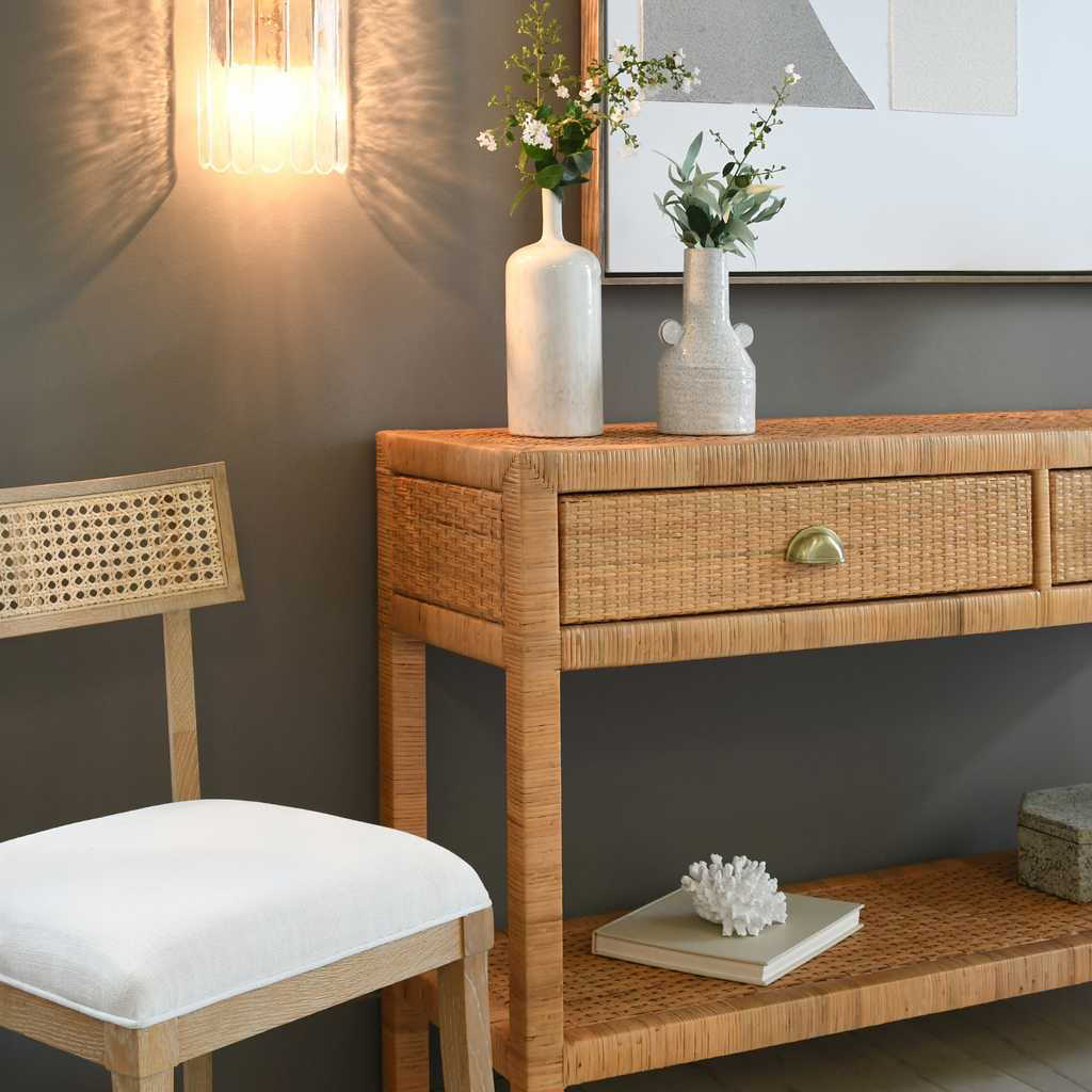Ciara Two Drawer Console Table - The Well Appointed House