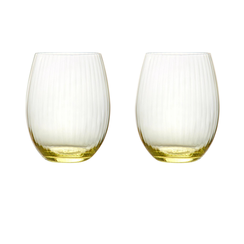 Set of Two Quinn Citrine Tumblers - The Well Appointed House
