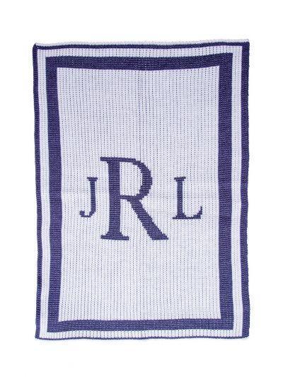Classic Monogram Blanket - Baby Gifts - The Well Appointed House