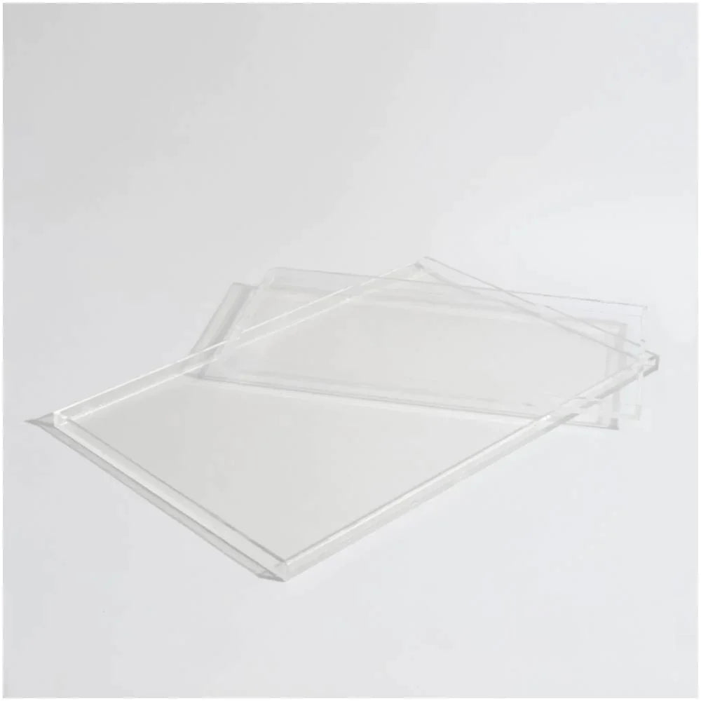 Clear Double Dog Bowl Feeder with 1 Pint Glass Bowls - Pet Accessories - The Well Appointed House