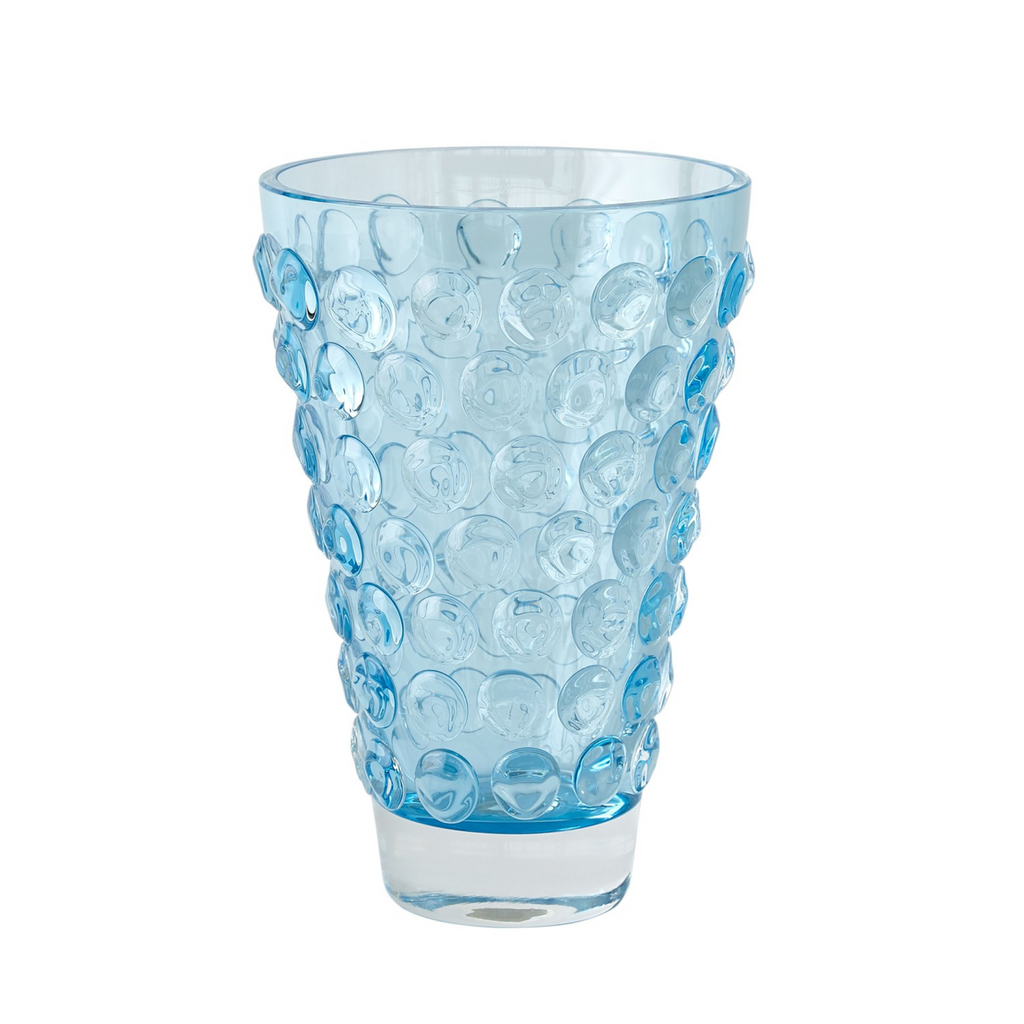 Cobalt Blue Wide Bubble Vase - The Well Appointed House 