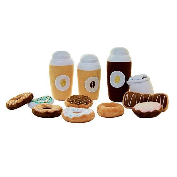Coffee & Donut Play Food Set for Kids - Little Loves Kitchens Food & Kids Grocery - The Well Appointed House