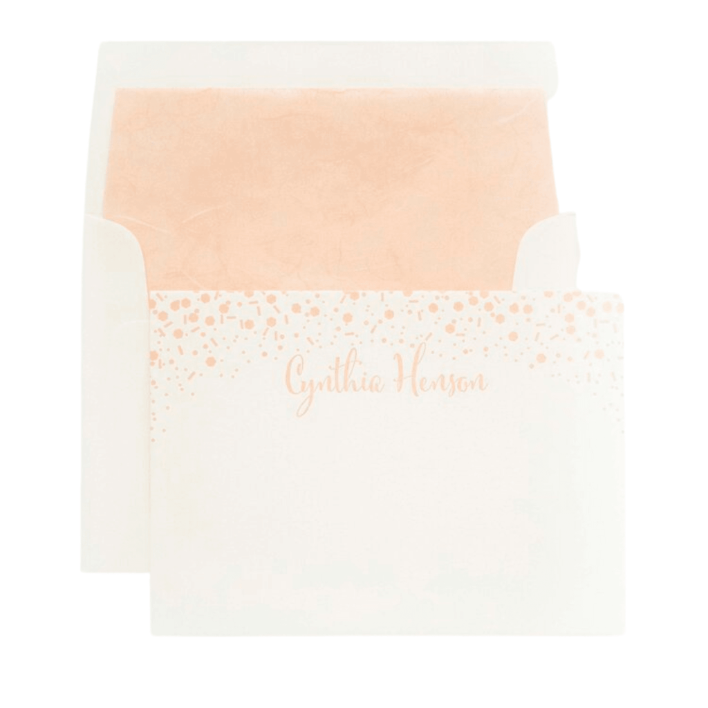 Confetti Personalized Stationery - D61 - Stationery - The Well Appointed House