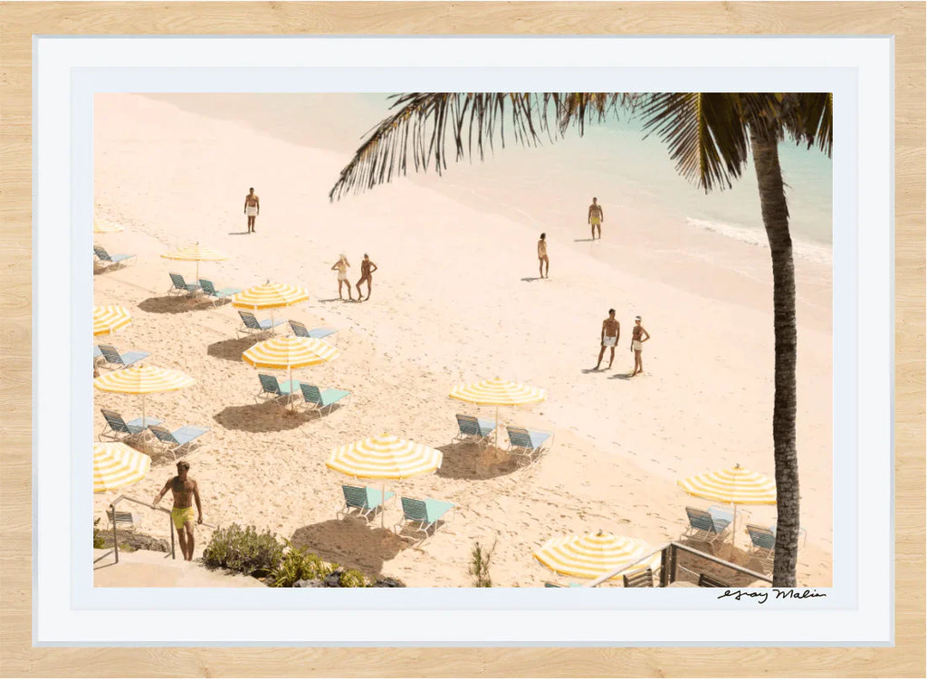 Coral Beach Club Print by Gray Malin - Photography - The Well Appointed House