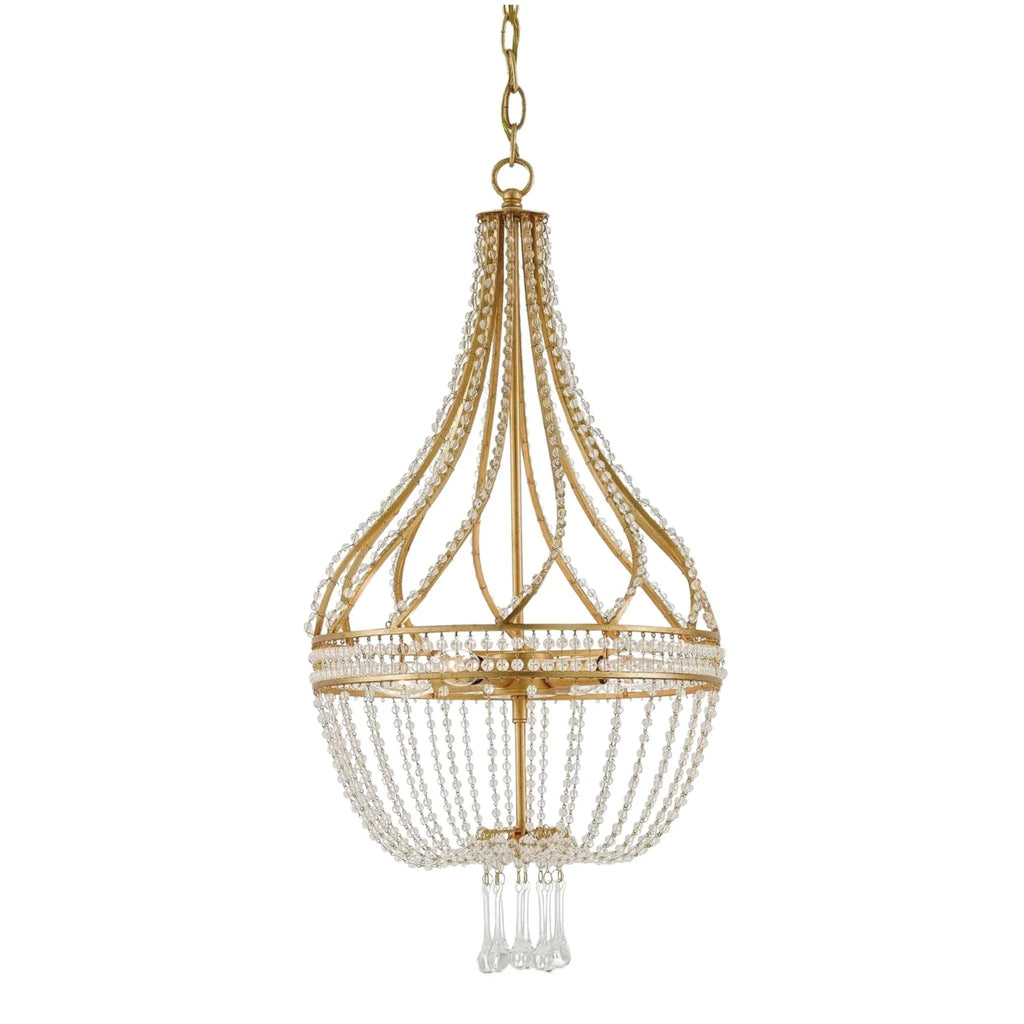 Crystal Beaded Empire Chandelier - Chandeliers & Pendants - The Well Appointed House