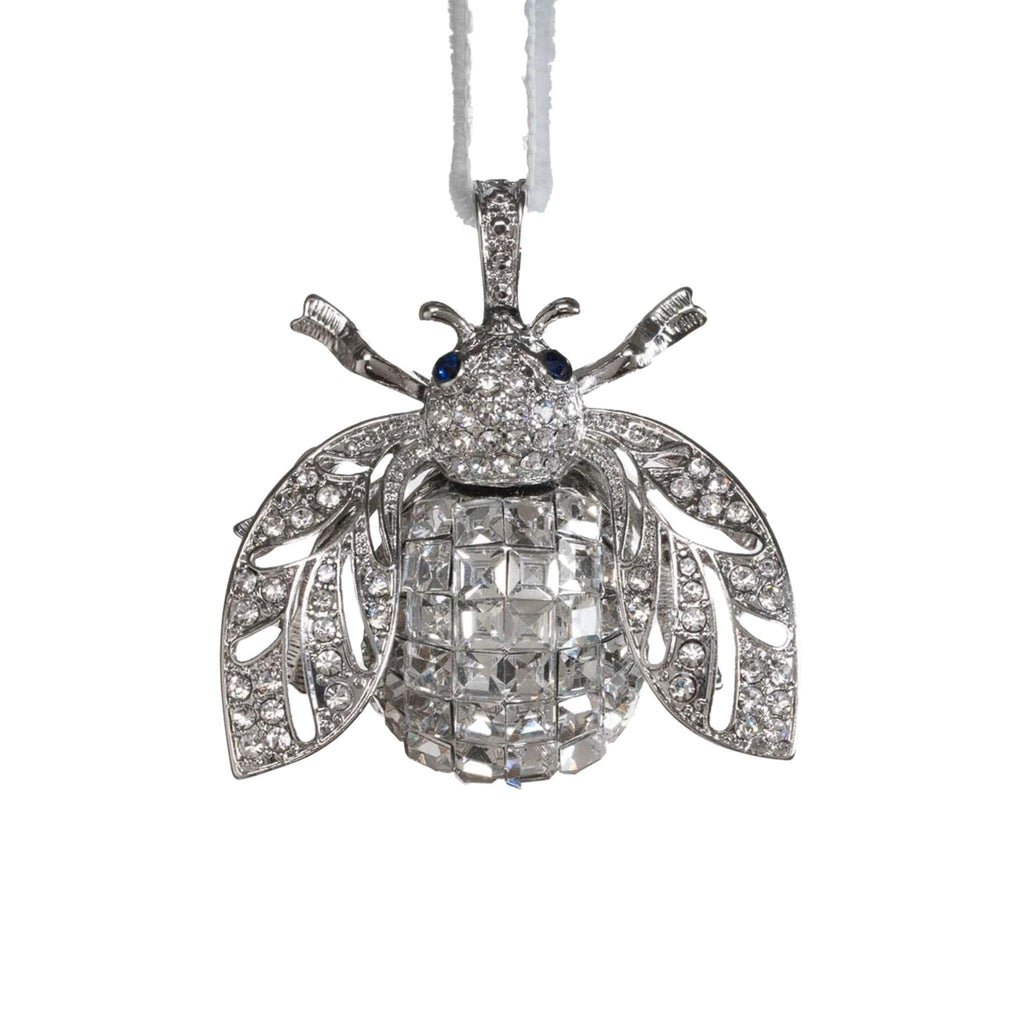 Crystal Sparkle Bee Hanging Ornament - Christmas Ornaments - The Well Appointed House