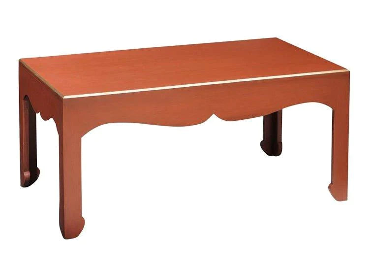 Curvy Rectangular Wood Cocktail Table - Coffee Tables - The Well Appointed House