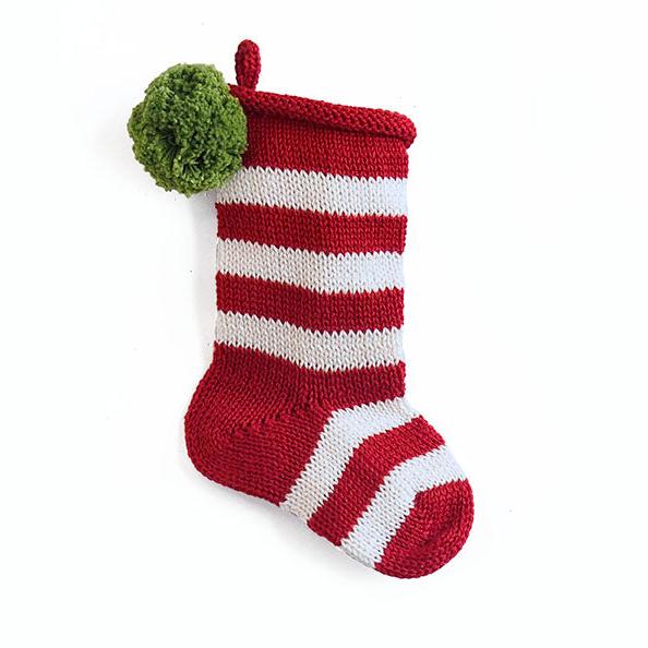 Mini Stripe Stocking in Red – The Well Appointed House