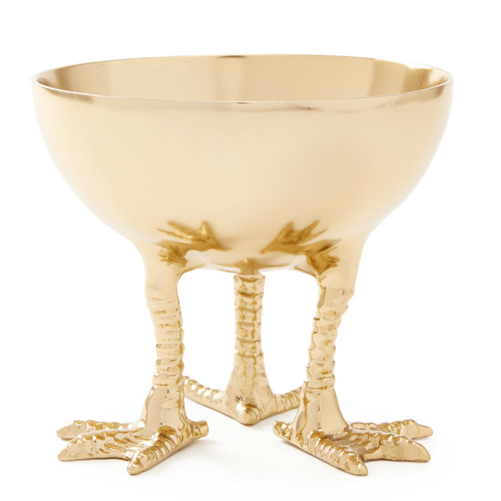 Daphne Bowl With Brass Finish - Decorative Bowls - The Well Appointed House