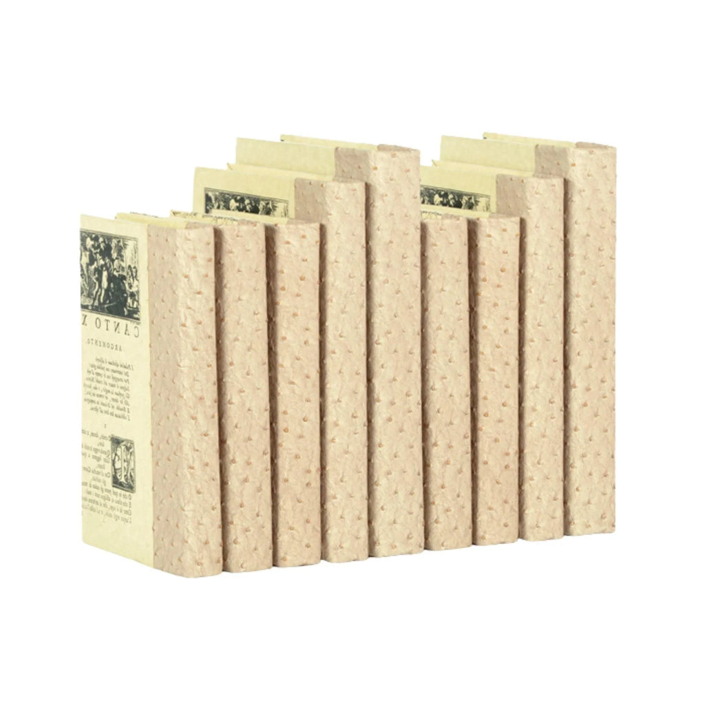 Decorative Books in Ostrich Tan - Books - The Well Appointed House