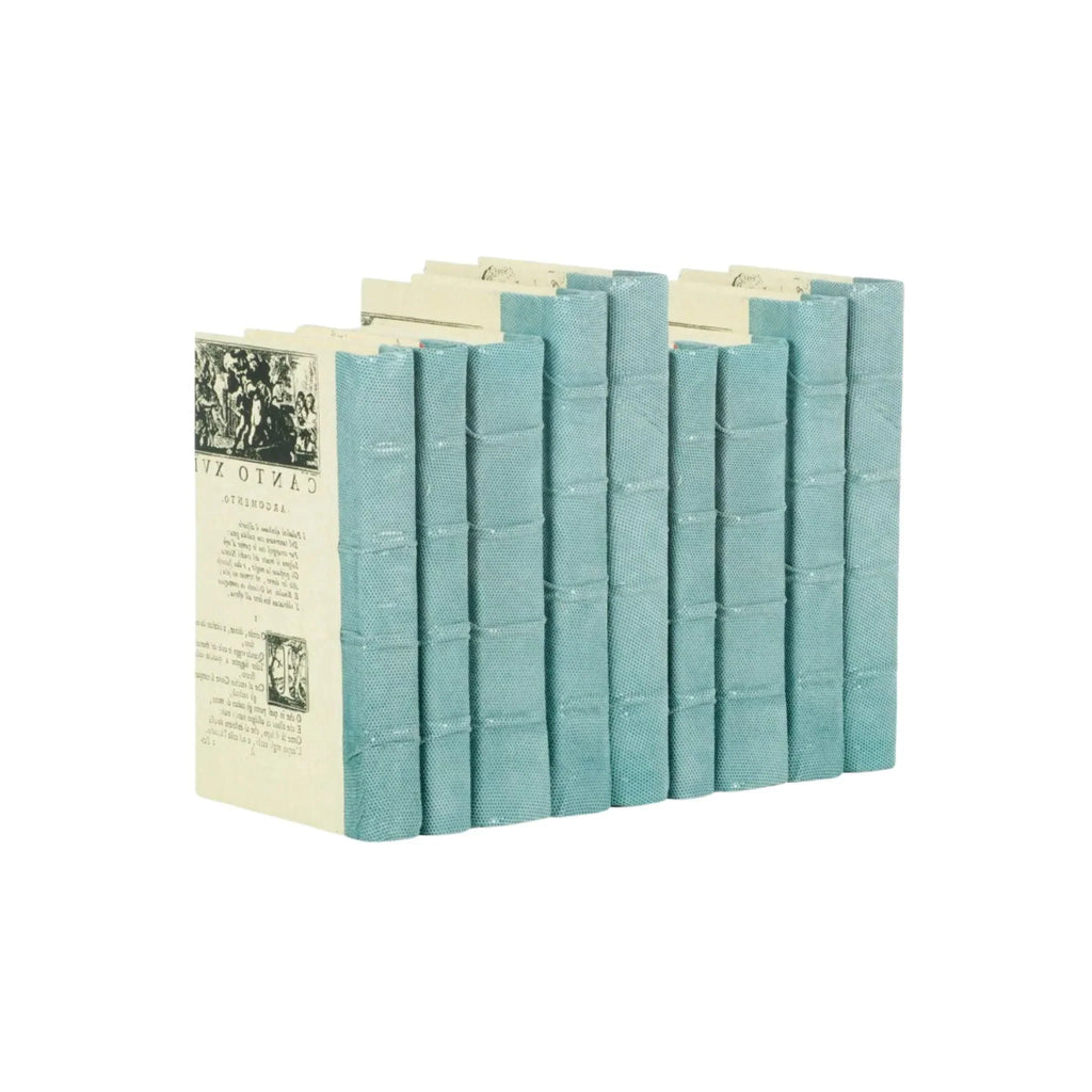 Decorative Books in Shagreen Aqua - Books - The Well Appointed House
