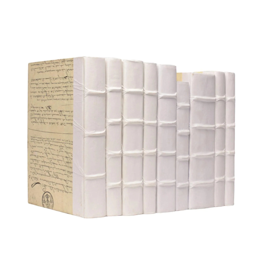 Decorative Books in Solid White - Books - The Well Appointed House