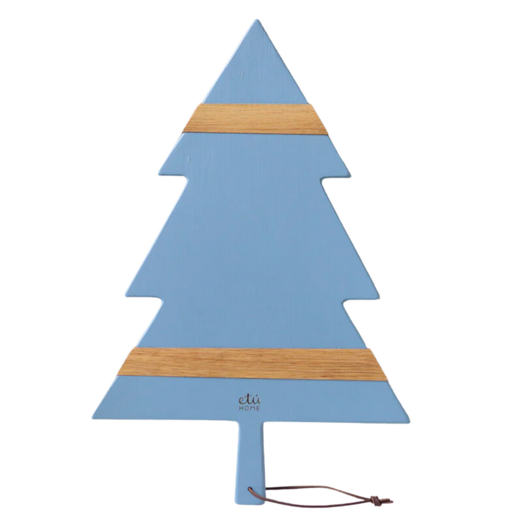 Denim Blue Pine Tree Mod Charcuterie Board - The Well Appointed House