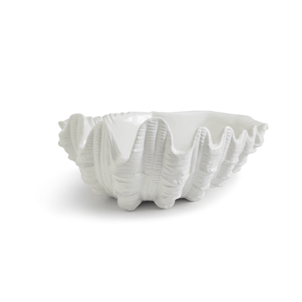 Dolomite Large Clam Shell Decorative Bowl - Decorative Bowls - The Well Appointed House