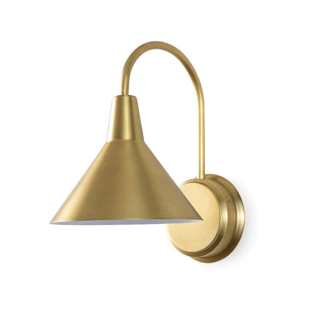 Dublin Sconce (Natural Brass) - Sconces - The Well Appointed House