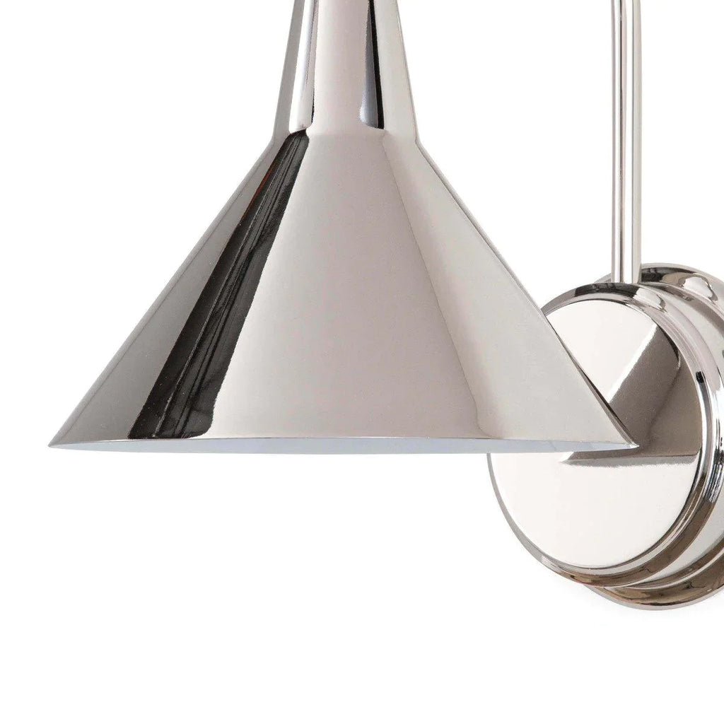 Dublin Sconce (Polished Nickel) - Sconces - The Well Appointed House