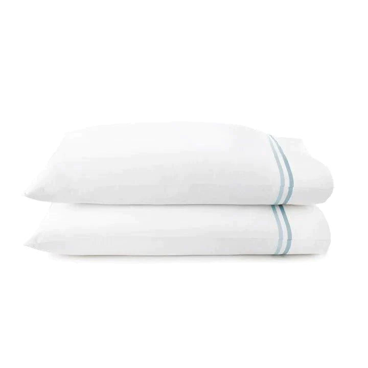 Duo Striped Sateen Pillowcases - Pillowcases - The Well Appointed House