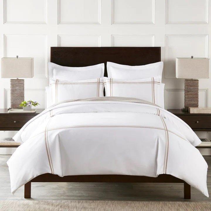 Duo Striped Sateen Sheet Set - Sheet Sets - The Well Appointed House