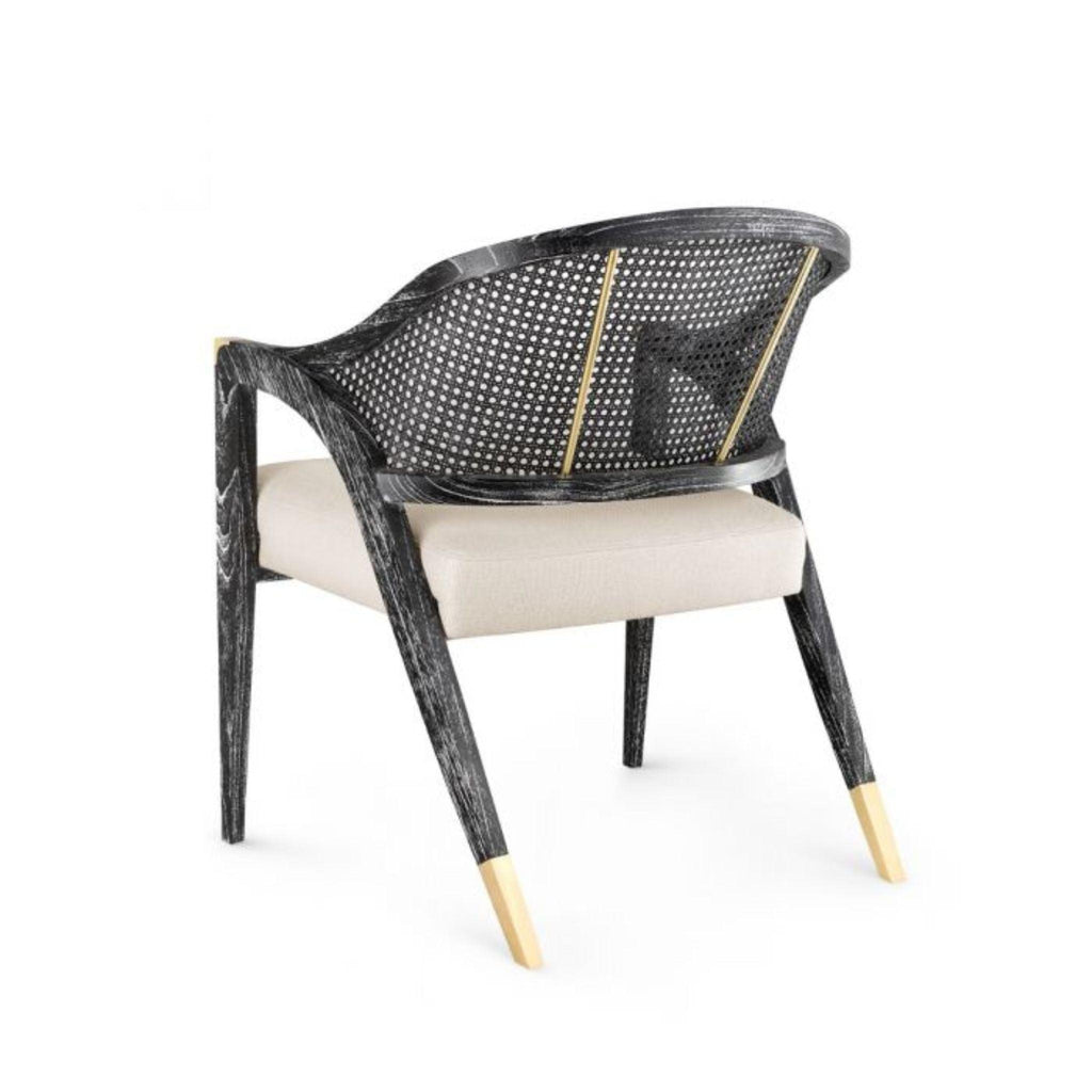 Edward Lacquered Lounge Chair - Dining Chairs - The Well Appointed House