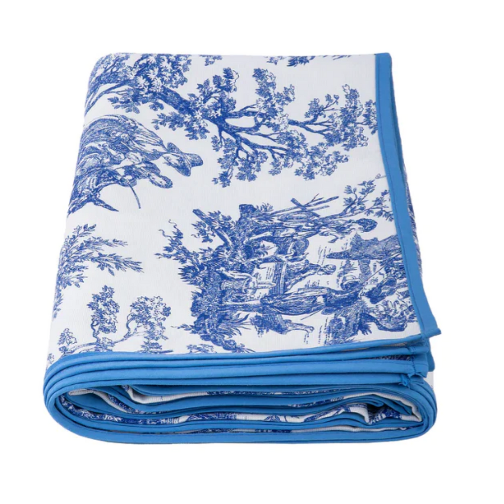 Blue Toile Tablecloth - The Well Appointed House