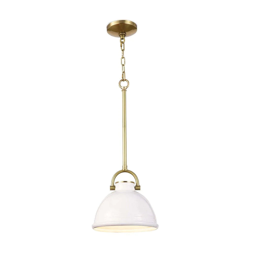 Eloise Ceramic Pendant Small (White) - Chandeliers & Pendants - The Well Appointed House