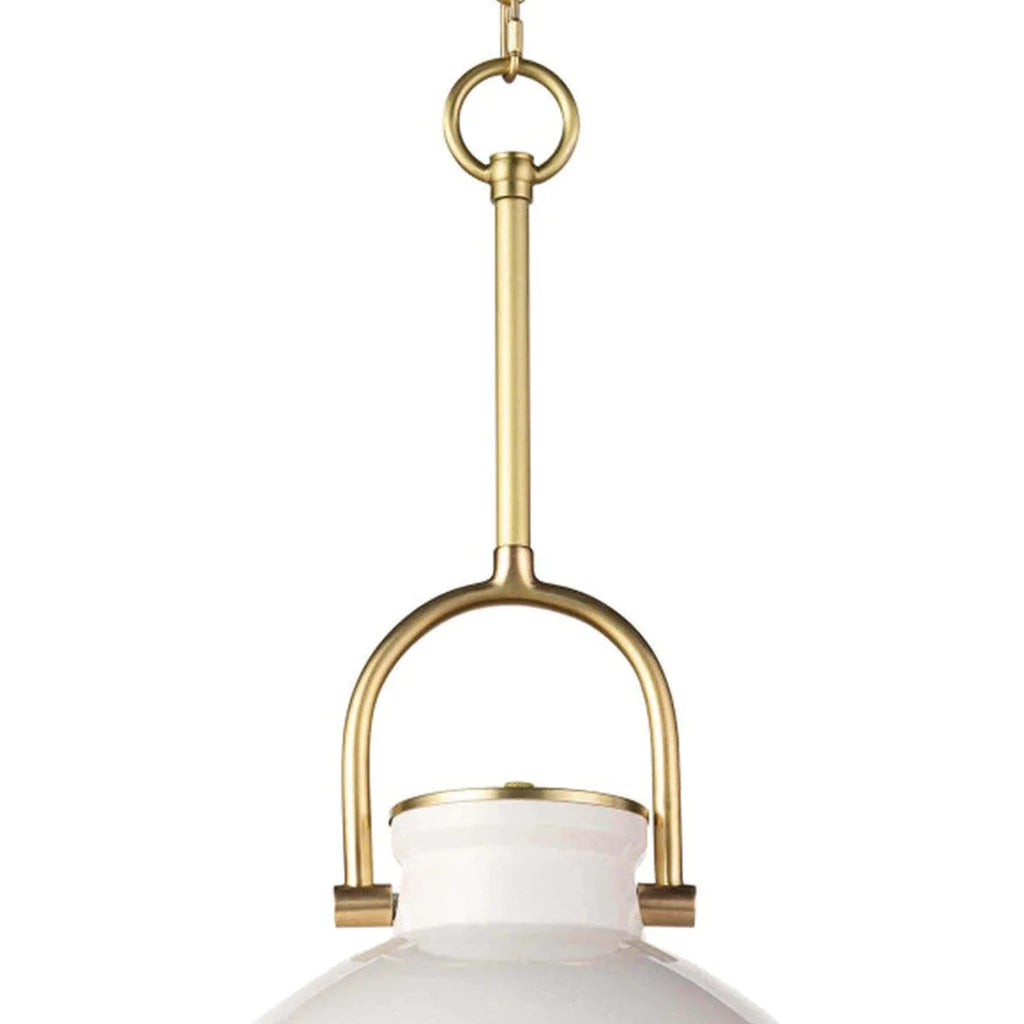 Eloise Ceramic Pendant (White) - Chandeliers & Pendants - The Well Appointed House