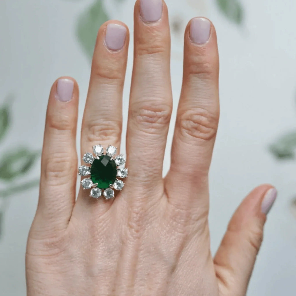 Emerald Green Ring - Gifts for Her - The Well Appointed House
