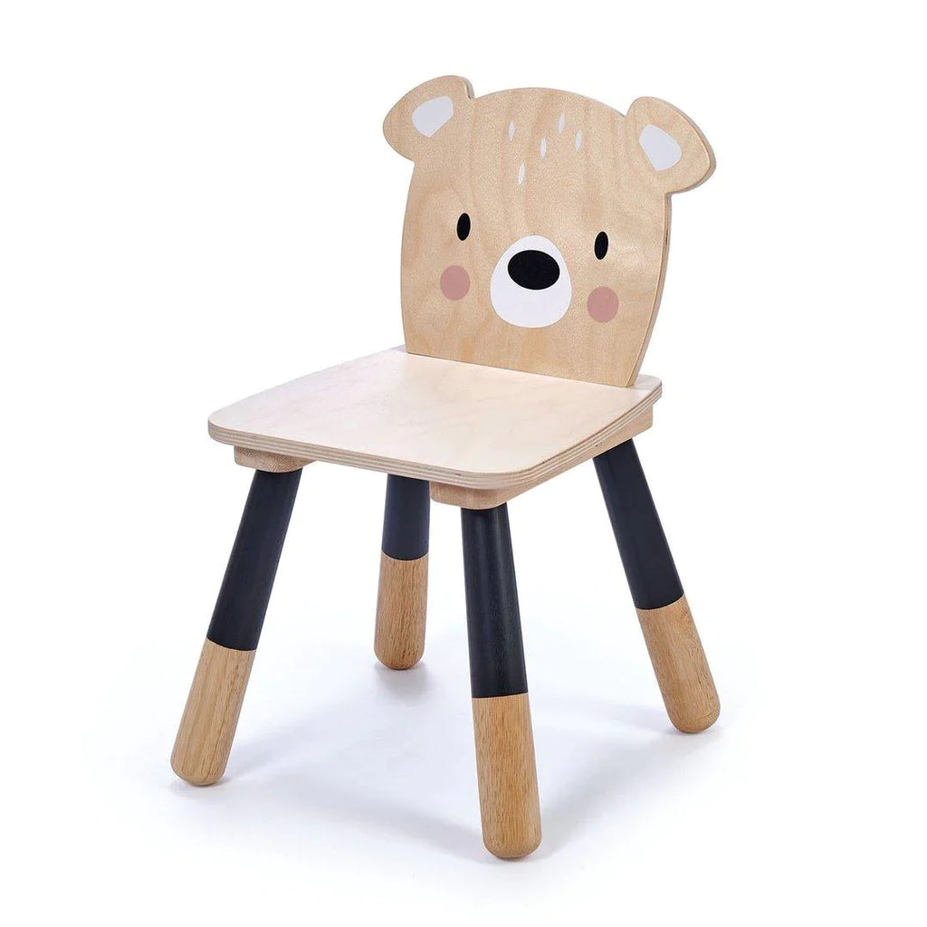Enchanted Forest Wooden Bear Chair - Little Loves Playroom Furniture - The Well Appointed House