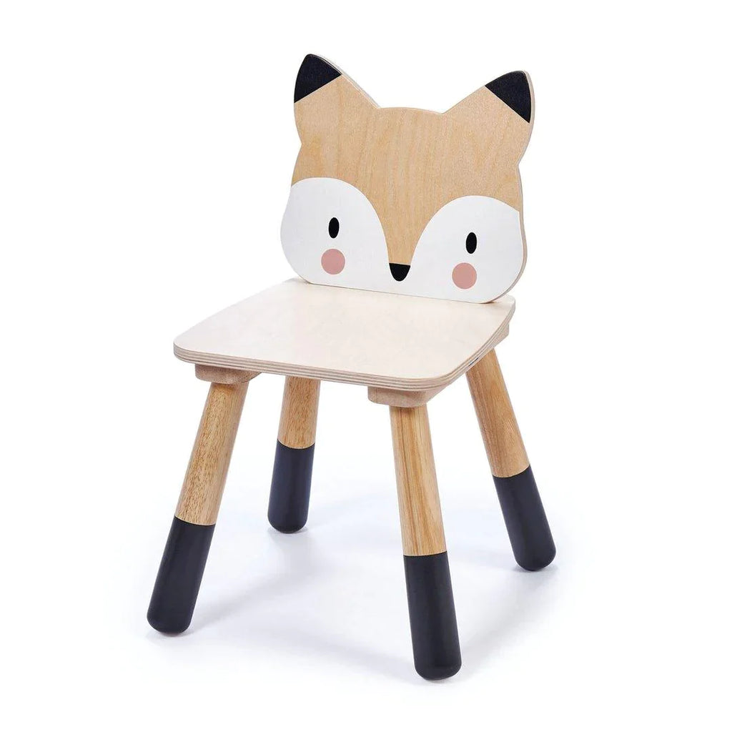 Enchanted Forest Wooden Fox Chair - Little Loves Playroom Furniture - The Well Appointed House