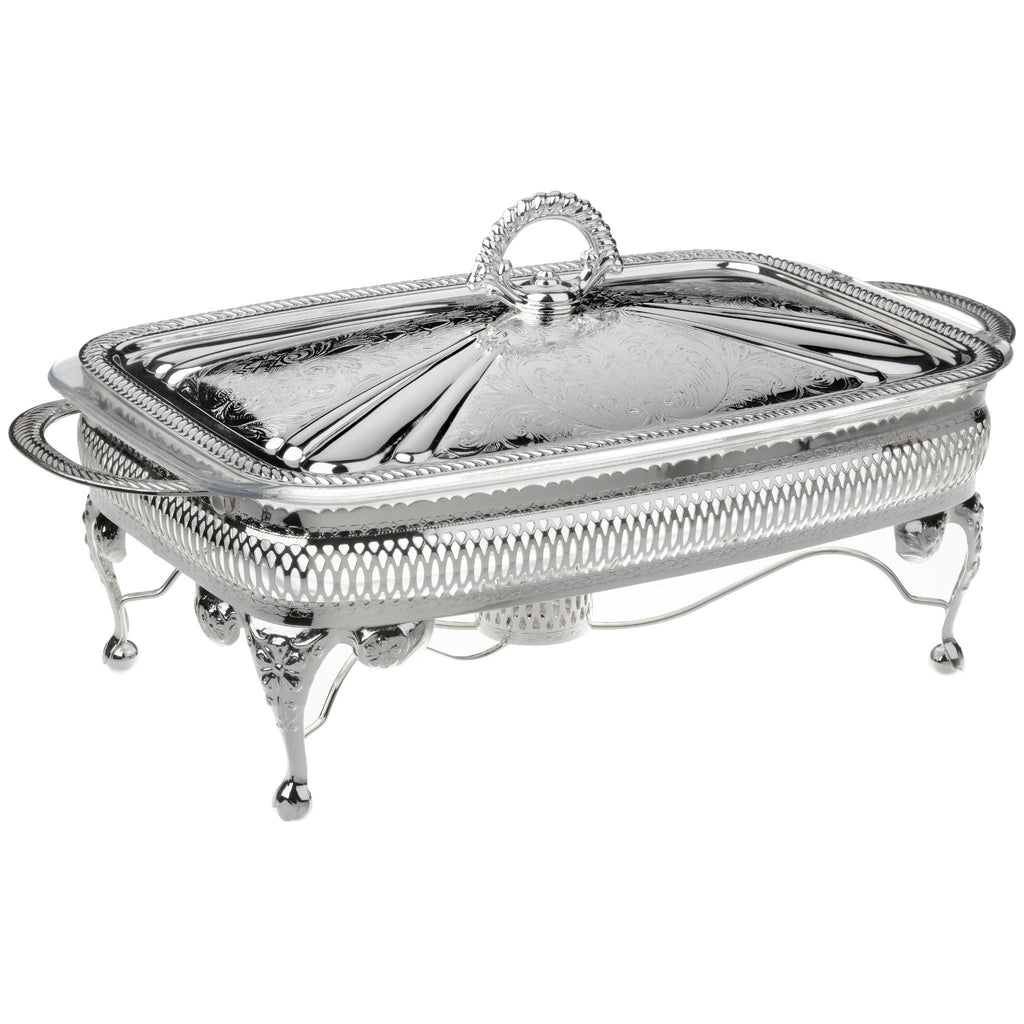 English Silver Plate Single Casserole Wamer with Lid - Serveware - The Well Appointed House