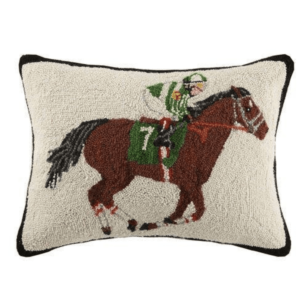Equestrian and Racer Decorative Throw Pillow - Pillows - The Well Appointed House