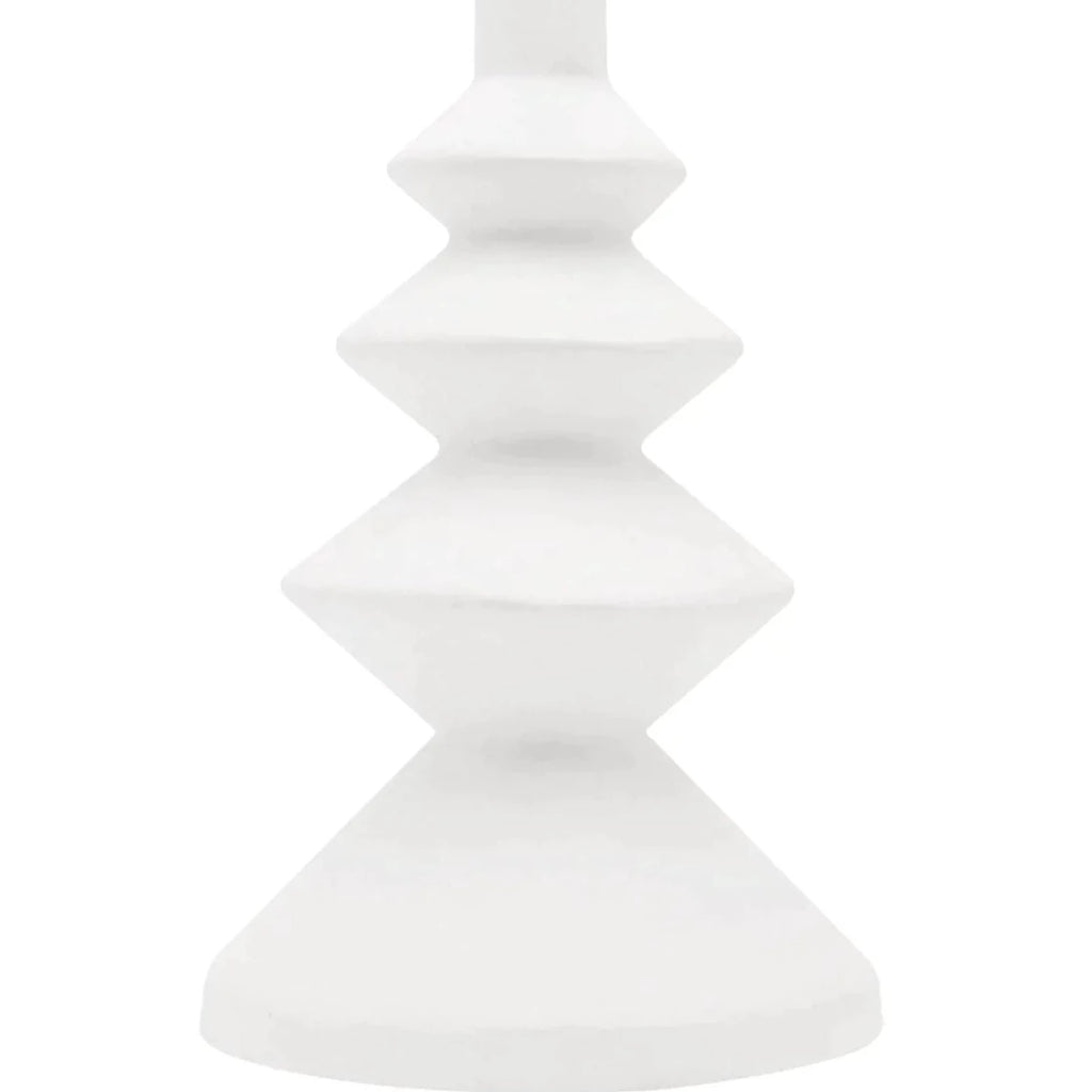 Ernst Table Lamp Base in Plaster White - Table Lamps - The Well Appointed House