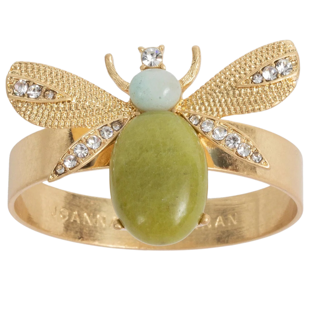 Lemon Jasper Etched Bug Skinny Napkin Rings - Set of 4 – The Well ...