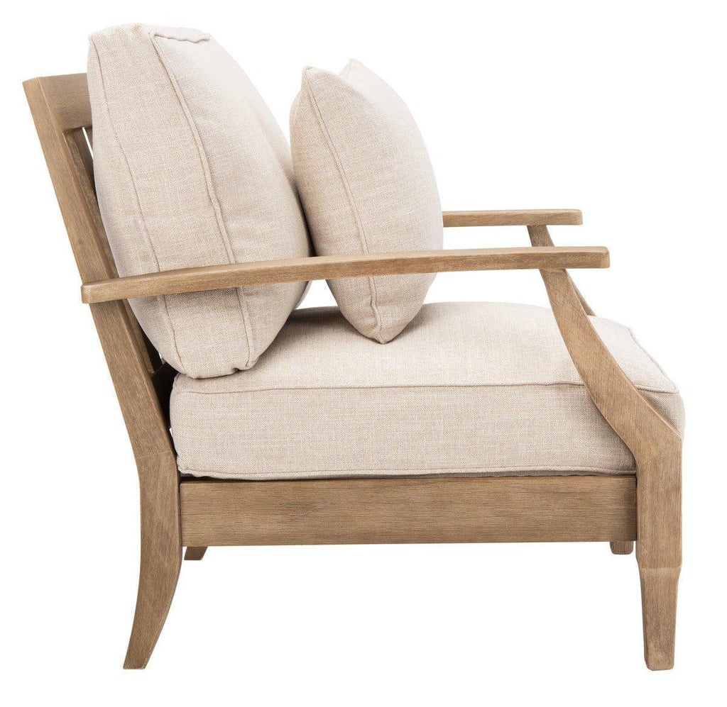 Eucalyptus Wood Patio Armchair - Outdoor Chairs & Chaises - The Well Appointed House