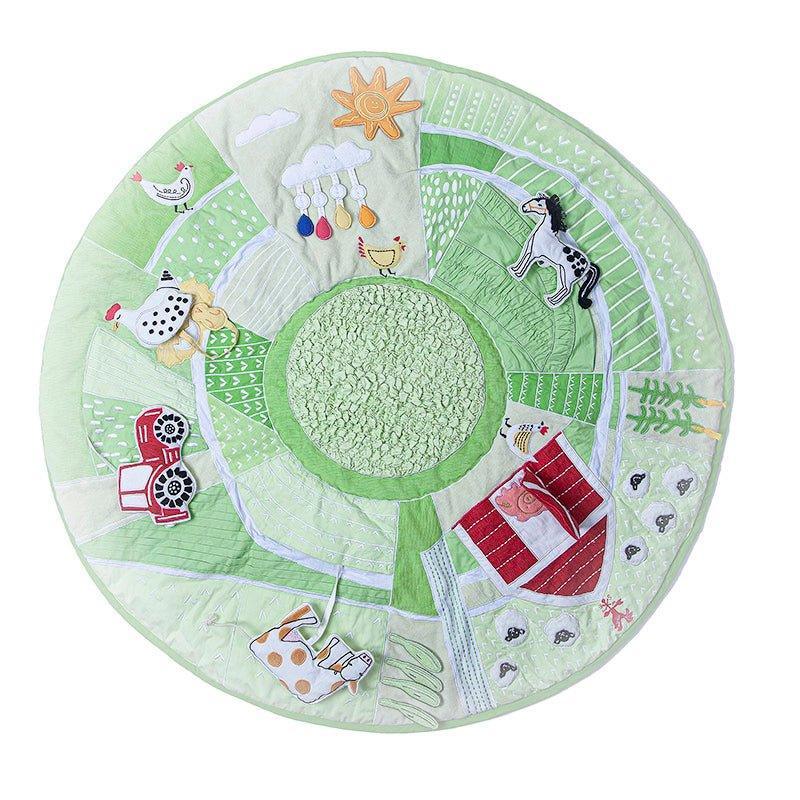 Farm Animal Activity Mat for Babies - Little Loves Play Mats & Gyms - The Well Appointed House